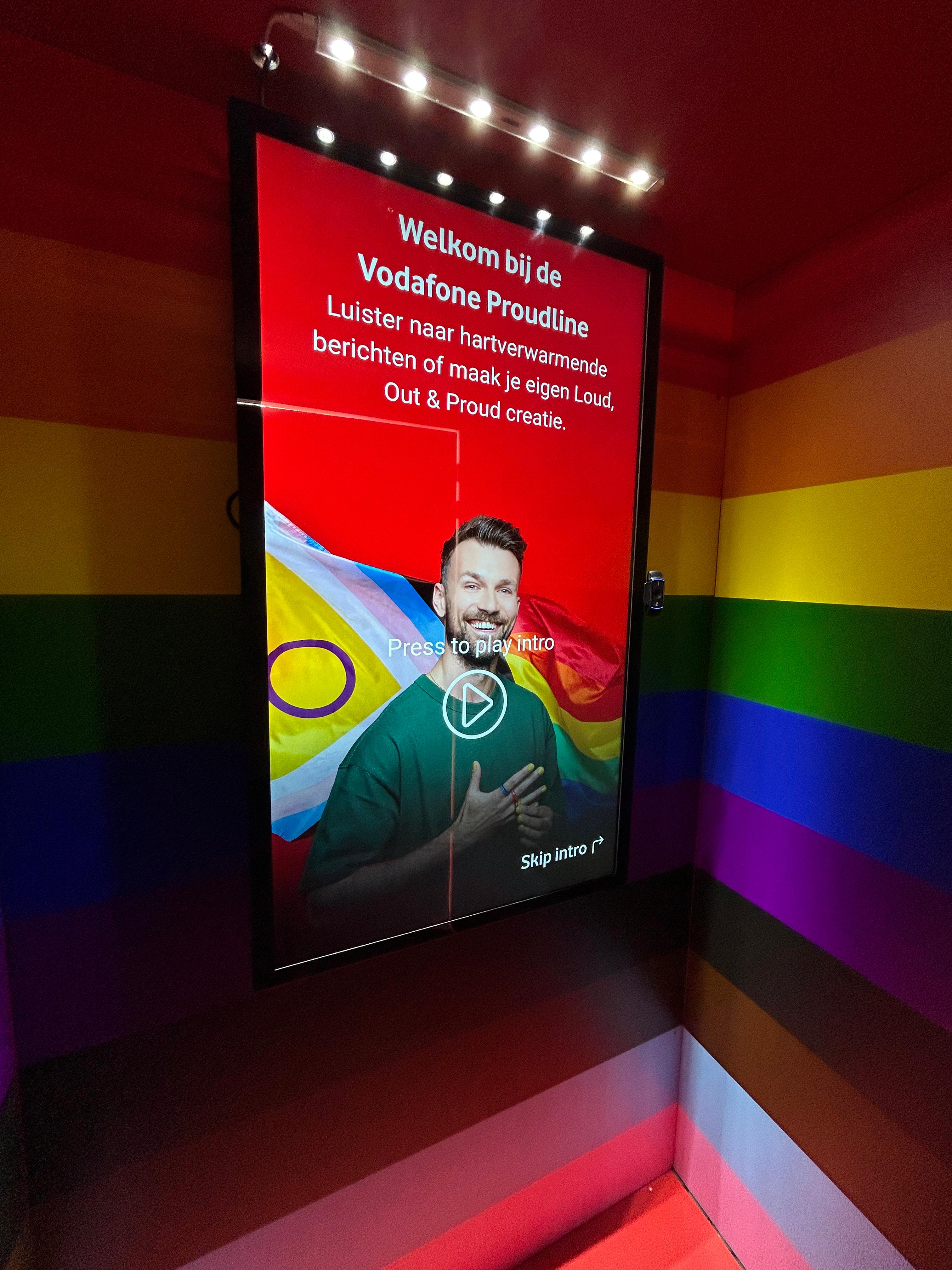 Vodafone Pride design en techniek